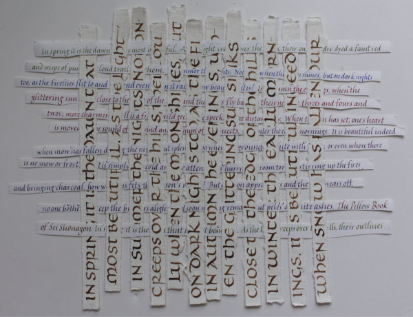 Woven Letters by Brenna O'Toole