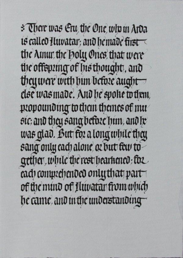 Blackletter Practice 1 by Brenna O'Toole
