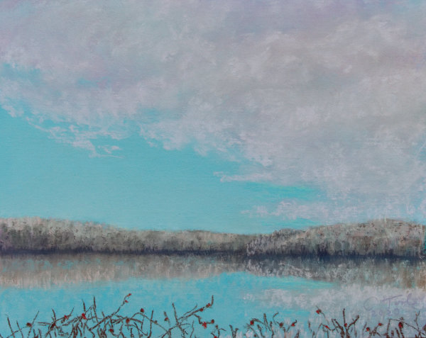 Winter Reservoir by Brenna O'Toole