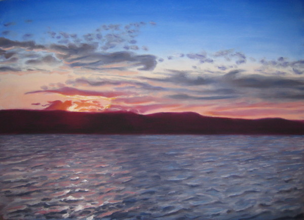 Hudson Sunset by Brenna O'Toole