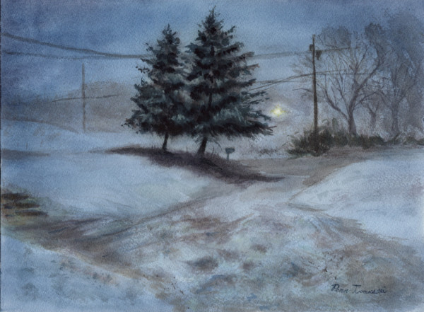 Snow Drifts Before Dawn by Penn A. Tomassetti