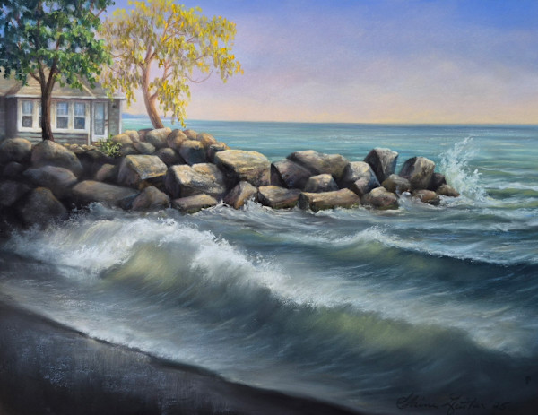 "Shoreline Serenity" by Elaine Guitar