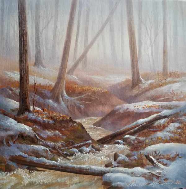 "Misty Winter Morning " by Elaine Guitar