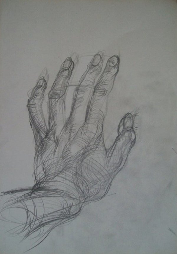 Pencil Hand by Gallina Todorova
