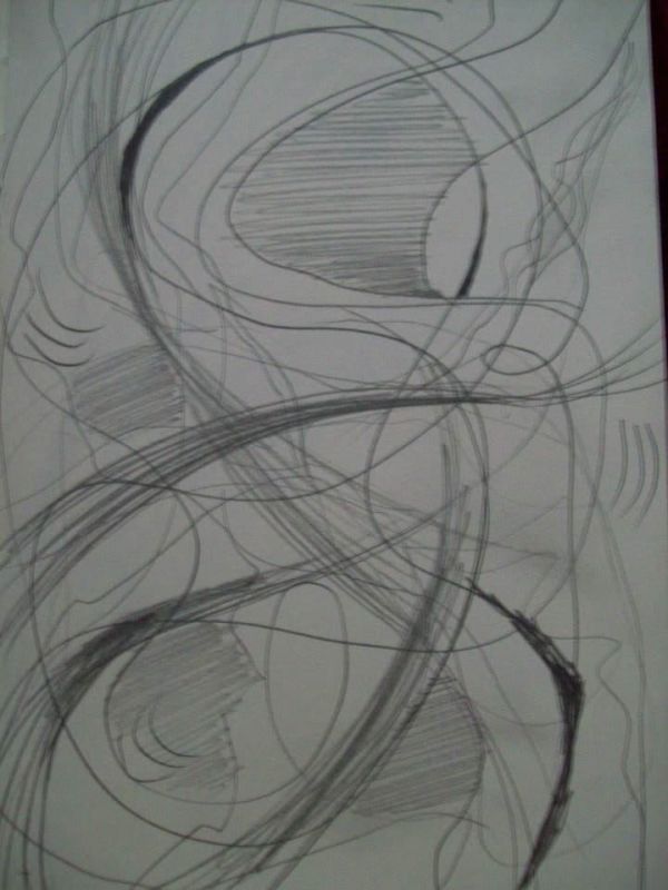 Pencil Abstraction 5 by Gallina Todorova