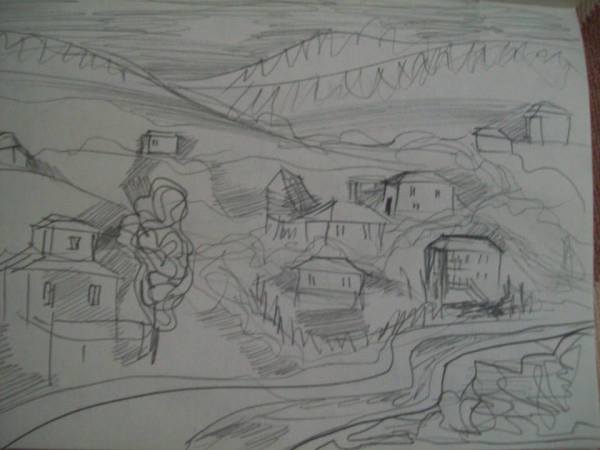 Sketch for Brezovitca by Galina Todorova