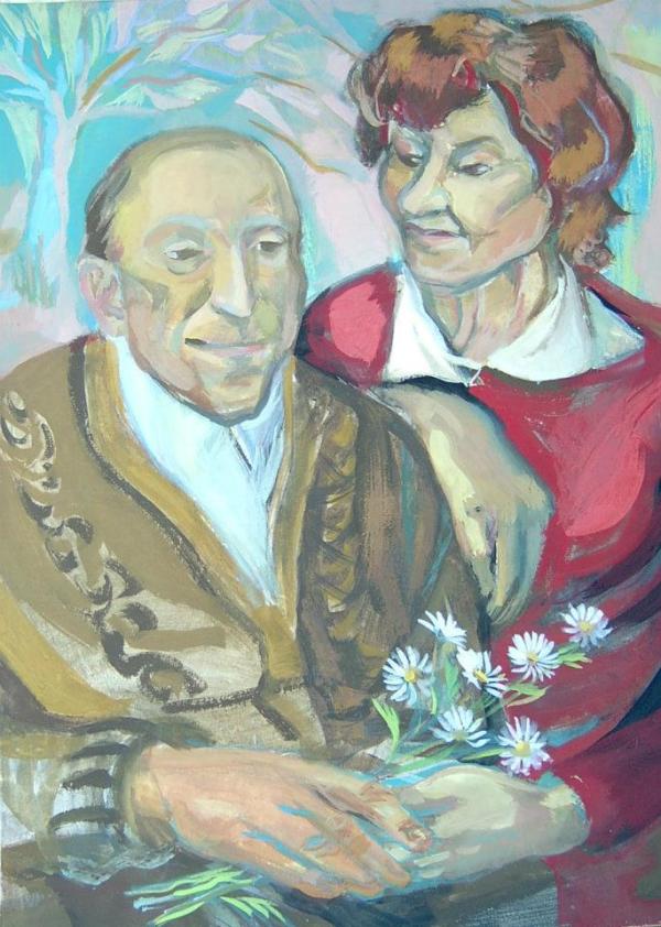 Elderly Couple - Terzievs by Gallina Todorova