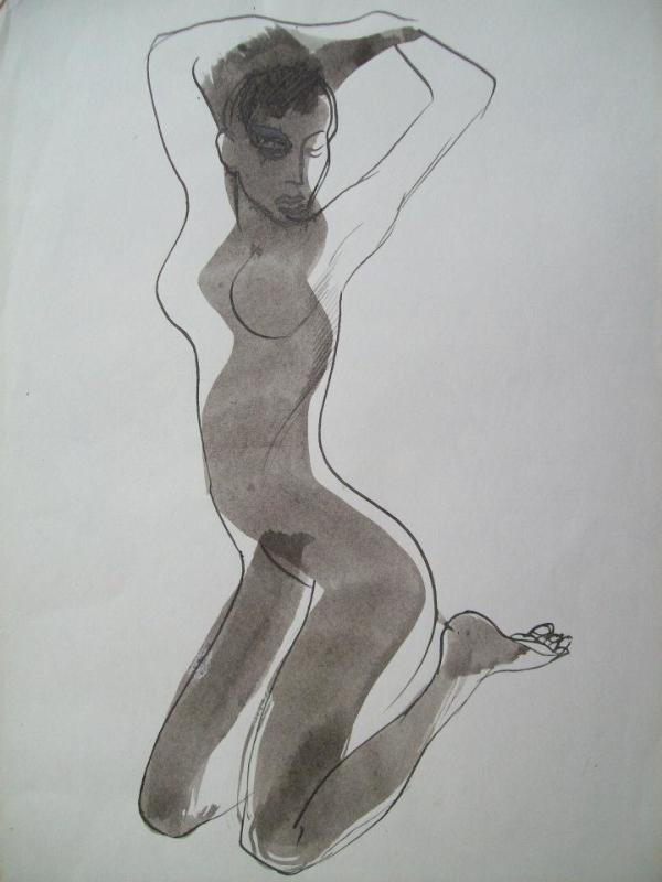 Nude woman by Gallina Todorova