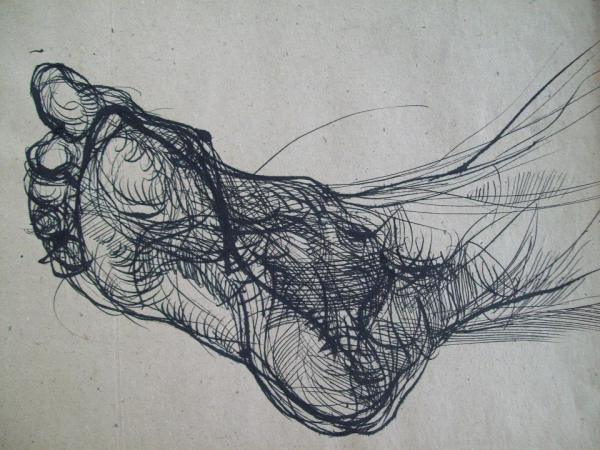 Foot by Gallina Todorova