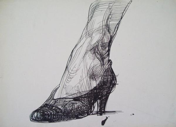 Lady's Shoe by Gallina Todorova