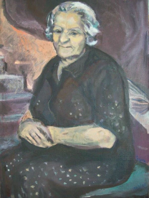 Stephan's grandmother by Gallina Todorova