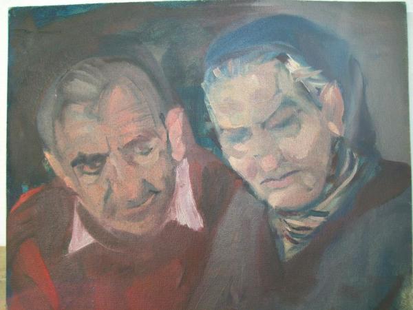 My grandparents by Gallina Todorova