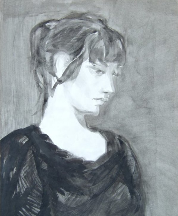 Girl's Portrait by Gallina Todorova