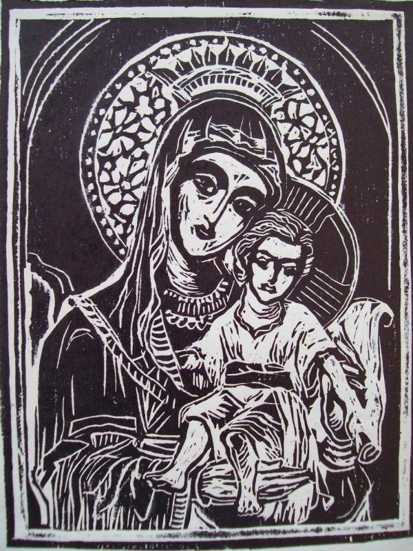 Holy Mother of God - 1992 by Gallina Todorova