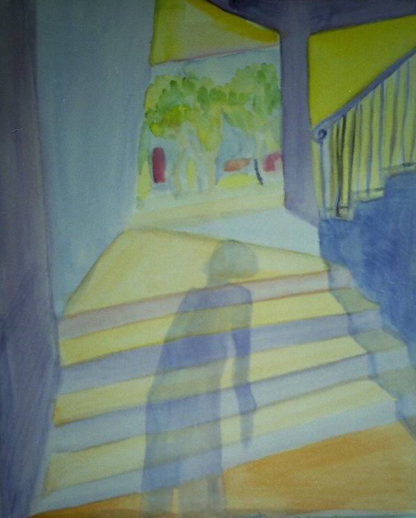 Stairs and shadows 2 by Gallina Todorova