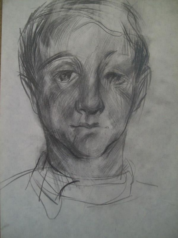 Boy's face by Gallina Todorova