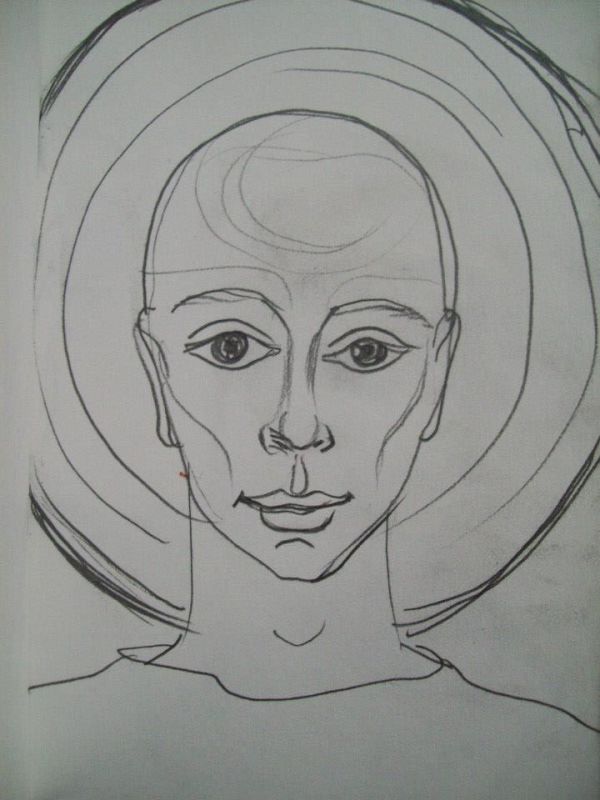 Future man/ Preliminary drawing for Speak Up, St Louis by Gallina Todorova