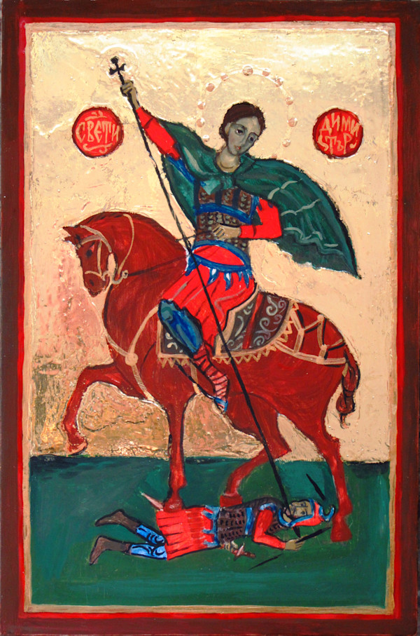 St Demetrius of Thessaloniki by Galina Todorova