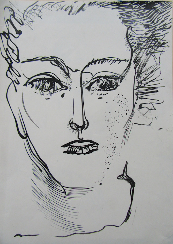 Female Face with tears by Galina Todorova