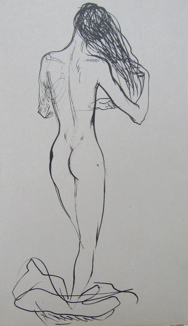 Nude girl/ Out of bathrobe by Galina Todorova