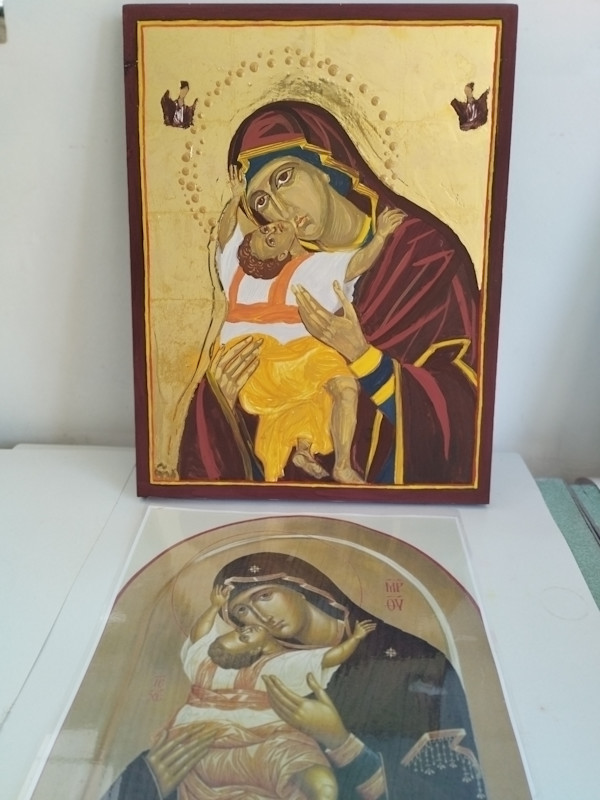 Holy Mother (work in progress) by Galina Todorova, Image 1.