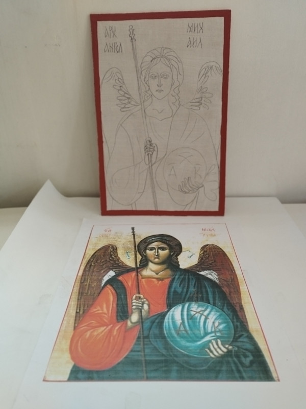 Archangel Michael (work in progress) by Galina Todorova, Image 1.