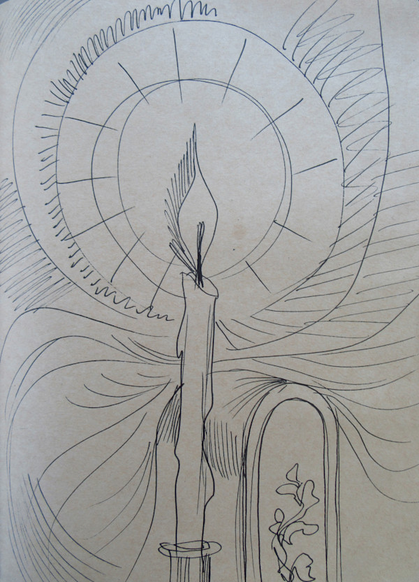 A candle lit by Galina Todorova, Image 1.