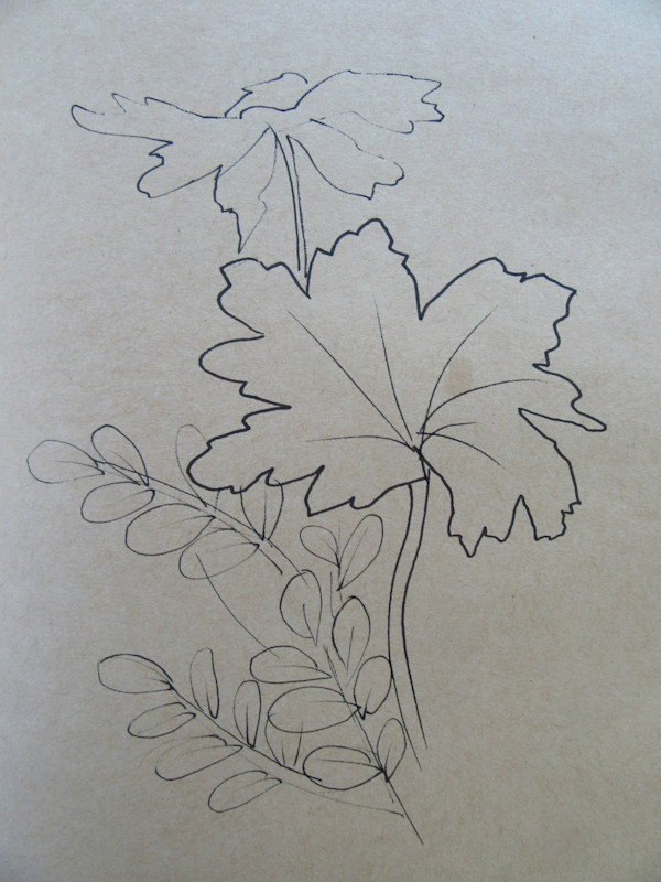 Wild geranium with boxwood by Galina Todorova, Image 1.