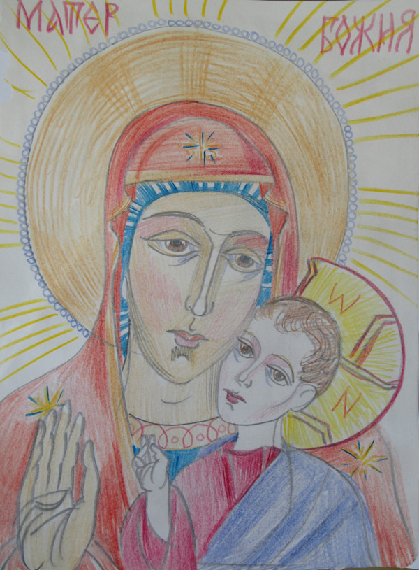 Holy Mother with Jesus child by Galina Todorova, Image 1.
