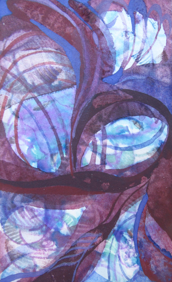 Abstract composition in Lilac colour by Galina Todorova, Image 1.
