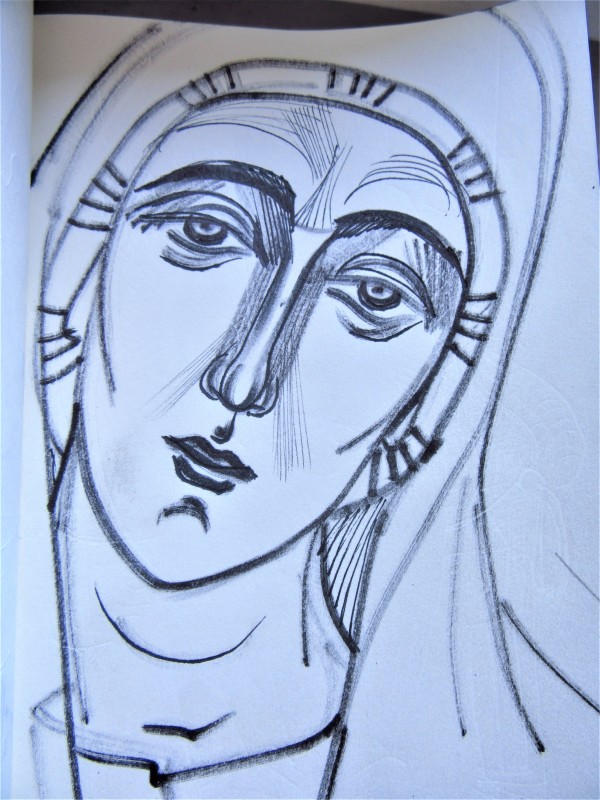 Saint woman by Gallina Todorova