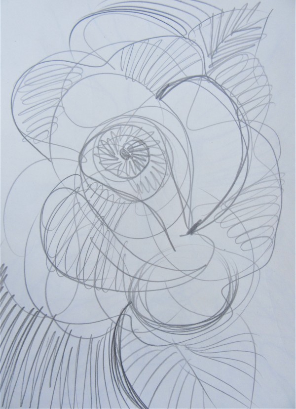 Rose Blossom - sketch by Gallina Todorova