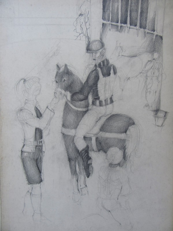 Figure Composition - Horse Rider by Gallina Todorova