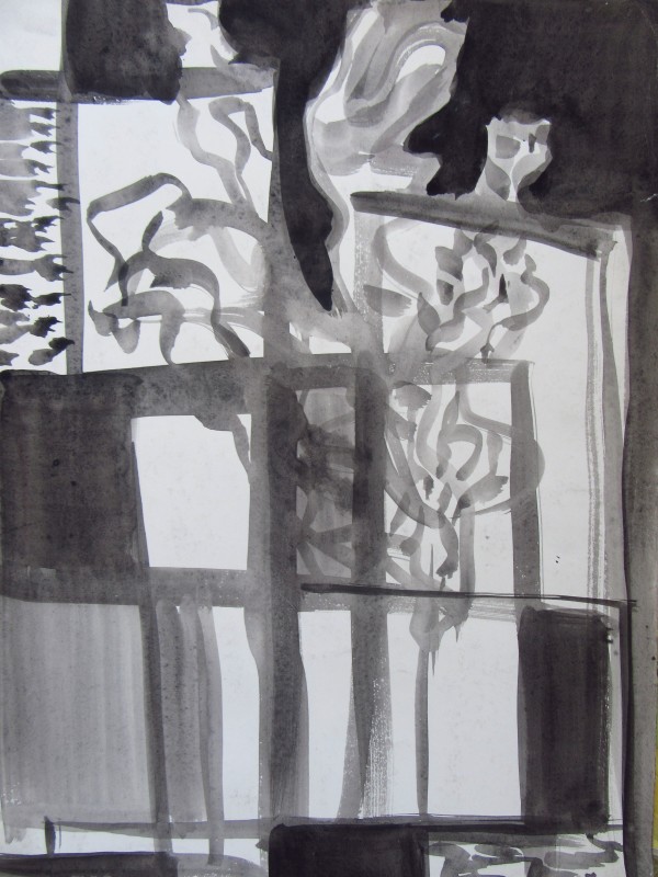 Composition with a tree by Gallina Todorova