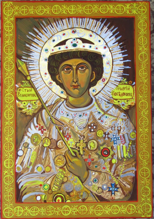 St George at Zograph Monastery by Galina Todorova