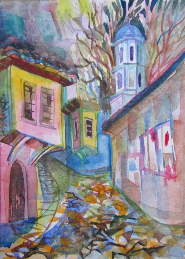 The Old Town of Plovdiv by Gallina Todorova