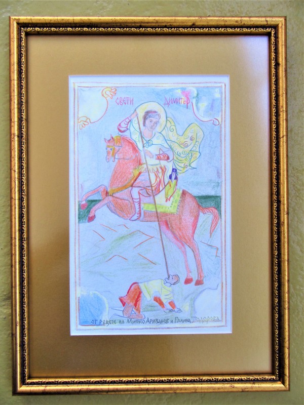 St Dimitriy of Tessaloniki 2 by Mitko Arizanov and Galina by Gallina Todorova