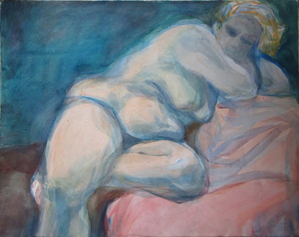 Art Academy Nude Watercolour by Gallina Todorova
