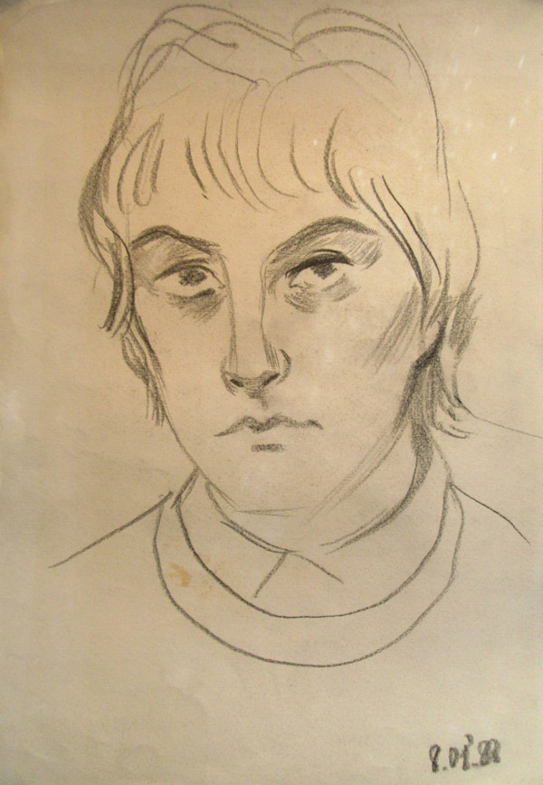 Selfportrait 1988 by Gallina Todorova