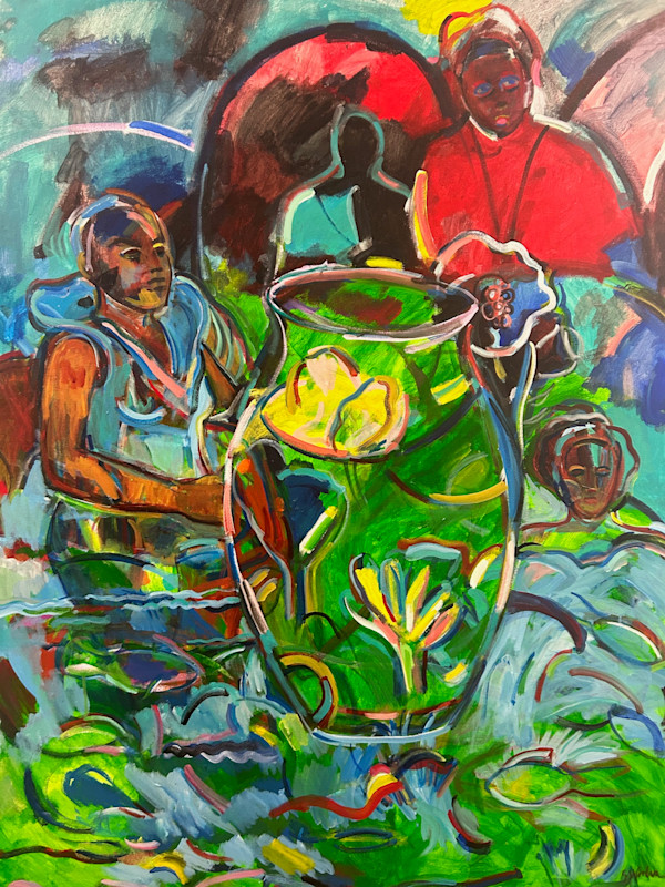 Nocturnal Vase for Toni Morrison II by Shirley Woodson