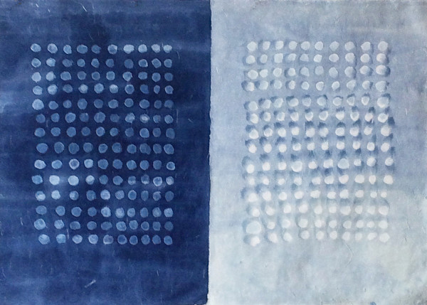 Blue Circle Sutra 1 by Janine Brown, Image 1.