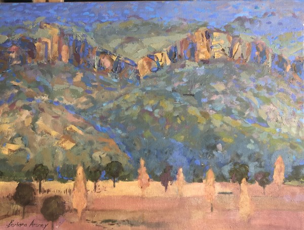 Valley and Escarpment by Barbara Aroney