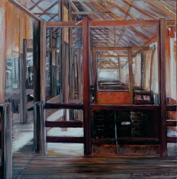 Architecture of Pens, Kinchega Woolshed by Barbara Aroney