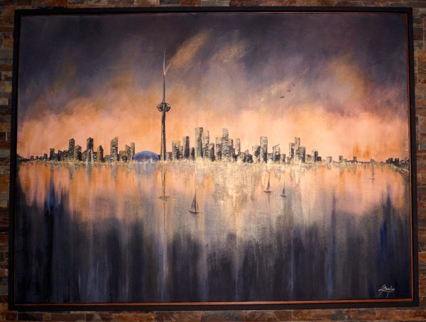 Toronto Skyline by Louise Beaulieu