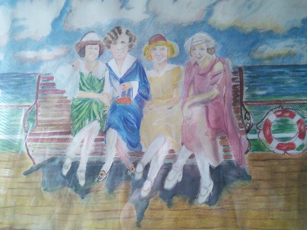 "Laura, Olive, Virginia and Ruth" by Candace Hardy