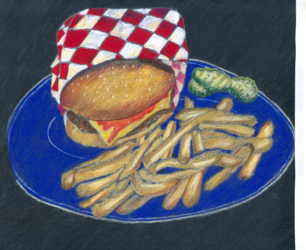"Burger and Fries" by Candace Hardy