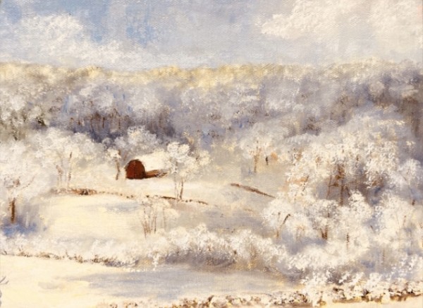 Winter Barn by Kate Emery
