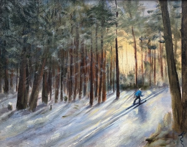 Winter's Winding Trail by Kate Emery