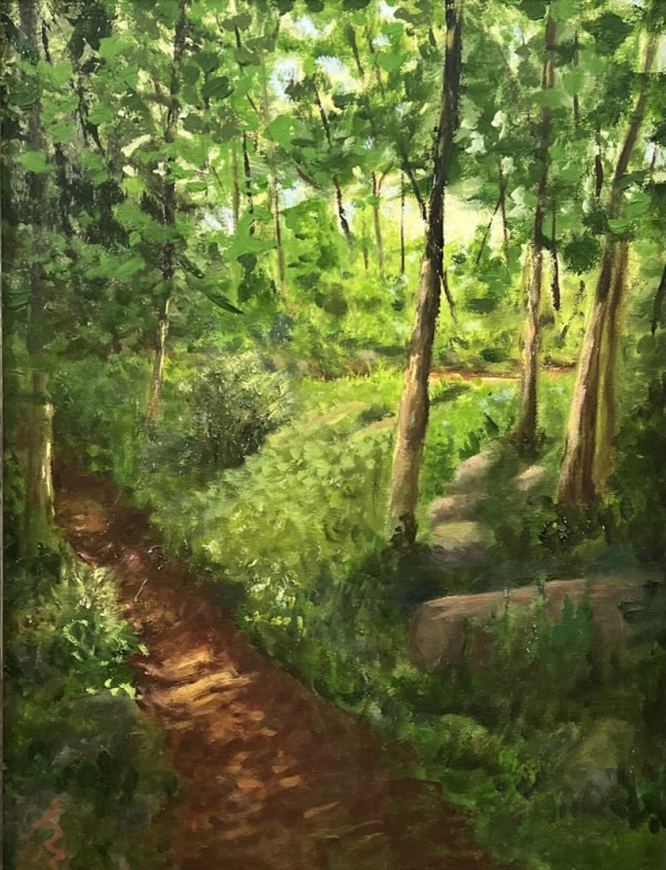 Sunlit Path by Kate Emery