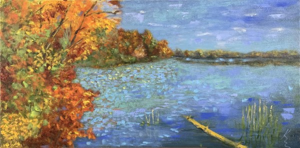 Fall At Great Pond by Kate Emery